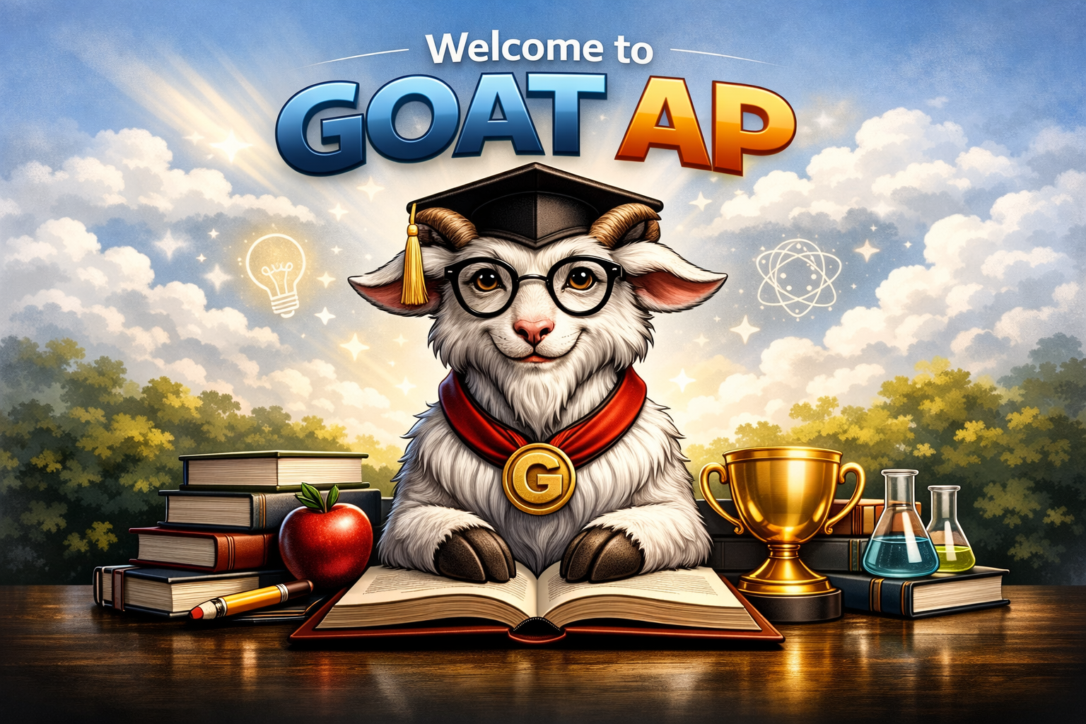 GOAT AP mascot